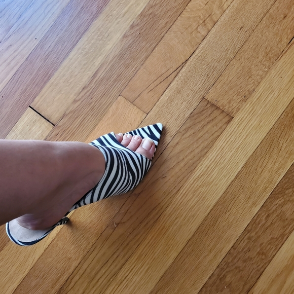 Ladies open toe high heel shoes - Picture 5 of 5